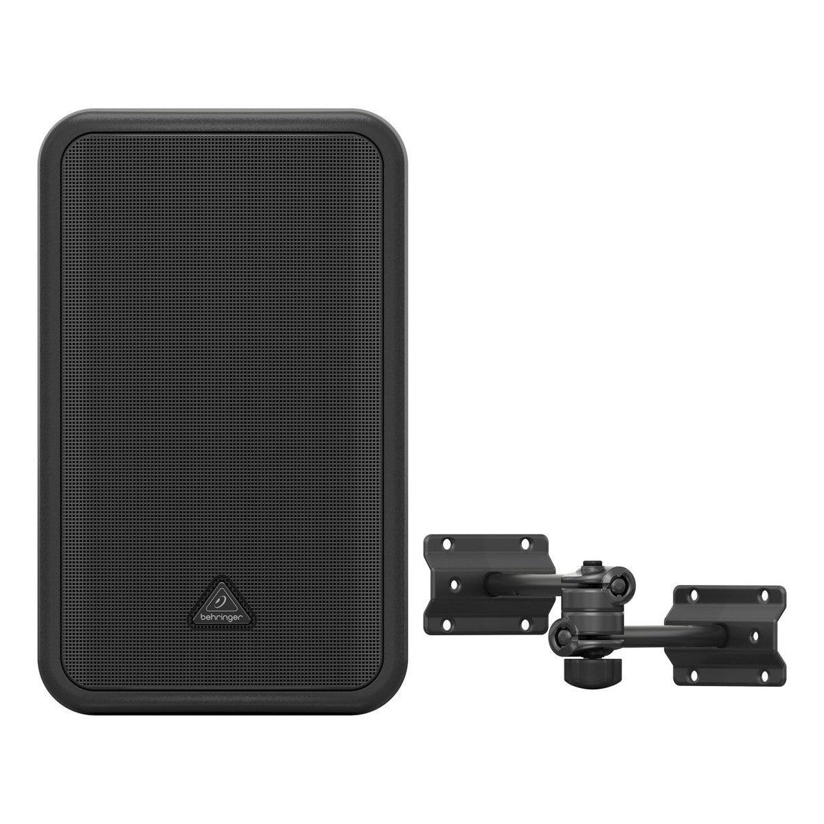 BEHRINGER CE500D-BK CASSA DA INSTALLAZIONE ATTIVA 100W CLASSE D COLORE NERO + SUPPORTO DA MURO - TechSoundSystem.com