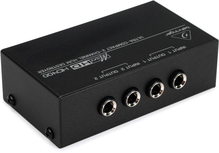 BEHRINGER HD400 MICRO-HUM DESTROYER SOPPRESSORE DI RUMORE A 2 CANALI - TechSoundSystem.com