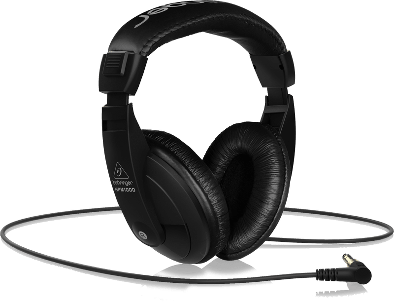BEHRINGER HPM1000-BK CUFFIA STEREO 32OHM 105DB CUFFIE UNIVERSALI MP3 DJ COLORE NERO - TechSoundSystem.com