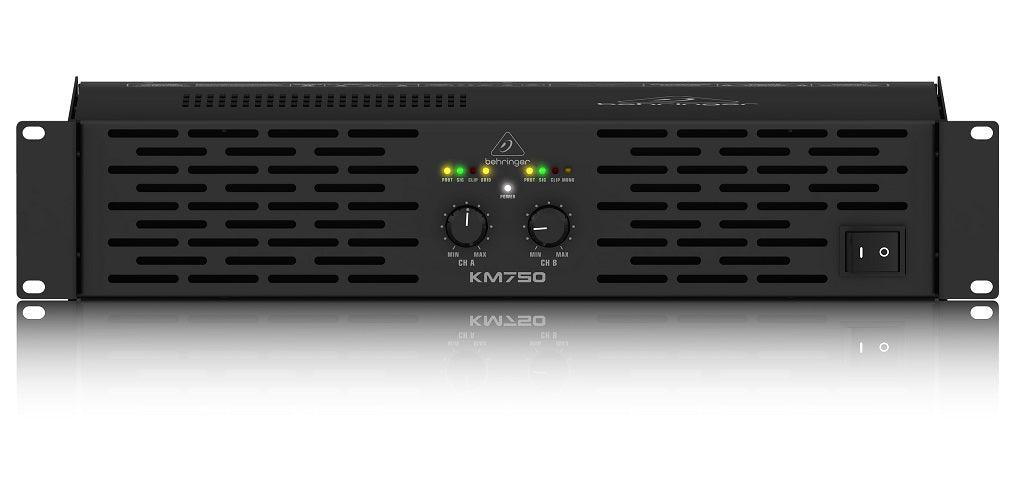BEHRINGER KM750 AMPLIFICATORE FINALE DI POTENZA PROFESSIONALE DA 750 WATT 8 OHM BRIDGE 2 X 200W STEREO 2 X 400W 4 OHM - TechSoundSystem.com