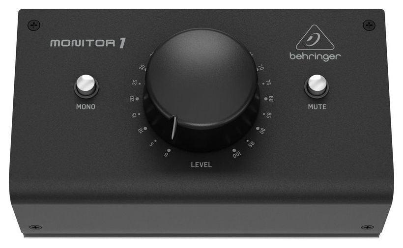 BEHRINGER MONITOR1 CONTROLLER VOLUME PASSIVO PER MONITOR DA STUDIO COLORE NERO - TechSoundSystem.com