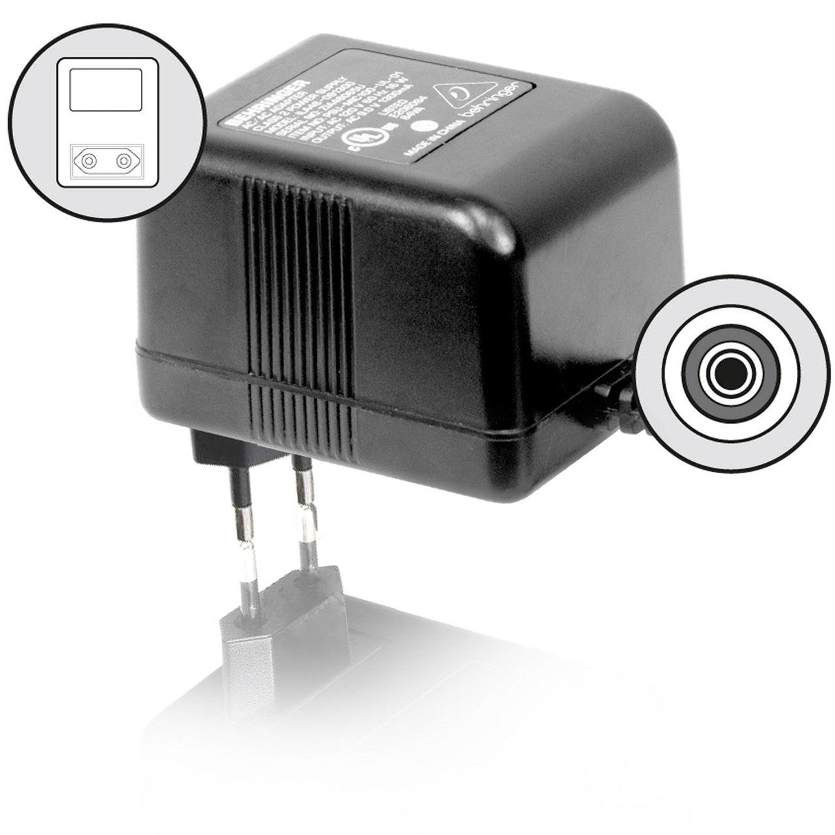 BEHRINGER PSU7-EU ALIMENTATORE PER MIC100 / MIC200 MODELLO PSU-7 SPINA ITALIA / EUROPA - TechSoundSystem.com