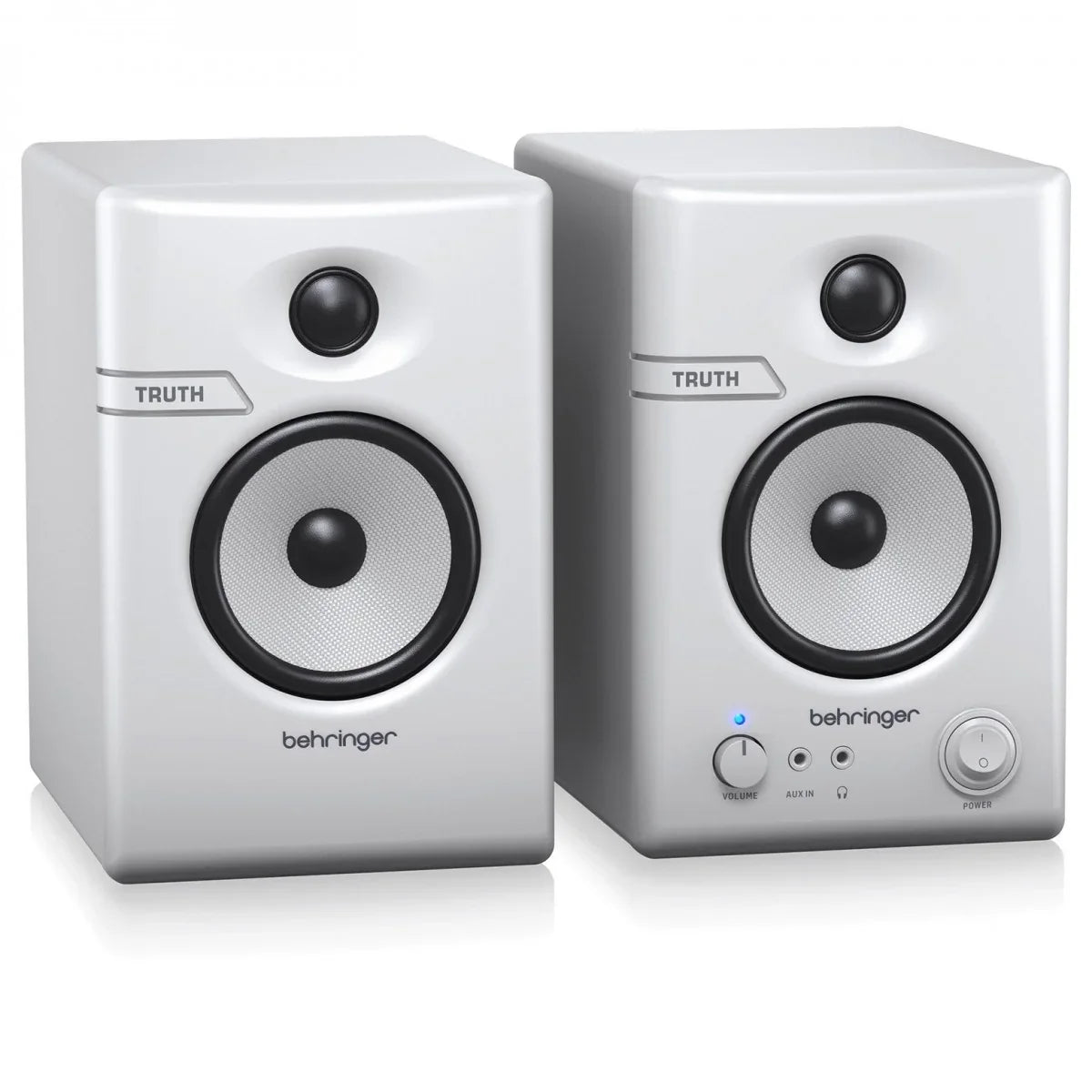 BEHRINGER TRUTH 3.5 BT WHITE COPPIA MONITOR STUDIO BLUETOOTH 64W WOOFER 3.5" BIANCHE