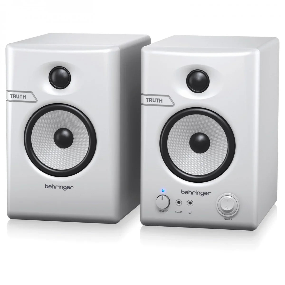 BEHRINGER TRUTH 3.5 BT WHITE COPPIA MONITOR STUDIO BLUETOOTH 64W WOOFER 3.5" BIANCHE