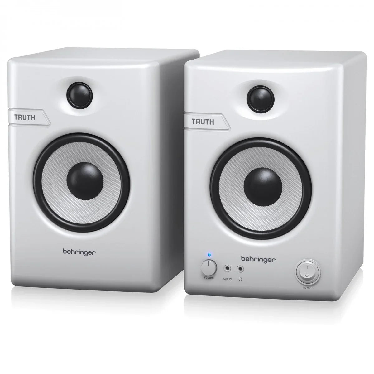 BEHRINGER TRUTH 4.5 BT WHITE COPPIA MONITOR STUDIO BLUETOOTH 64W WOOFER 4.5" BIANCHE