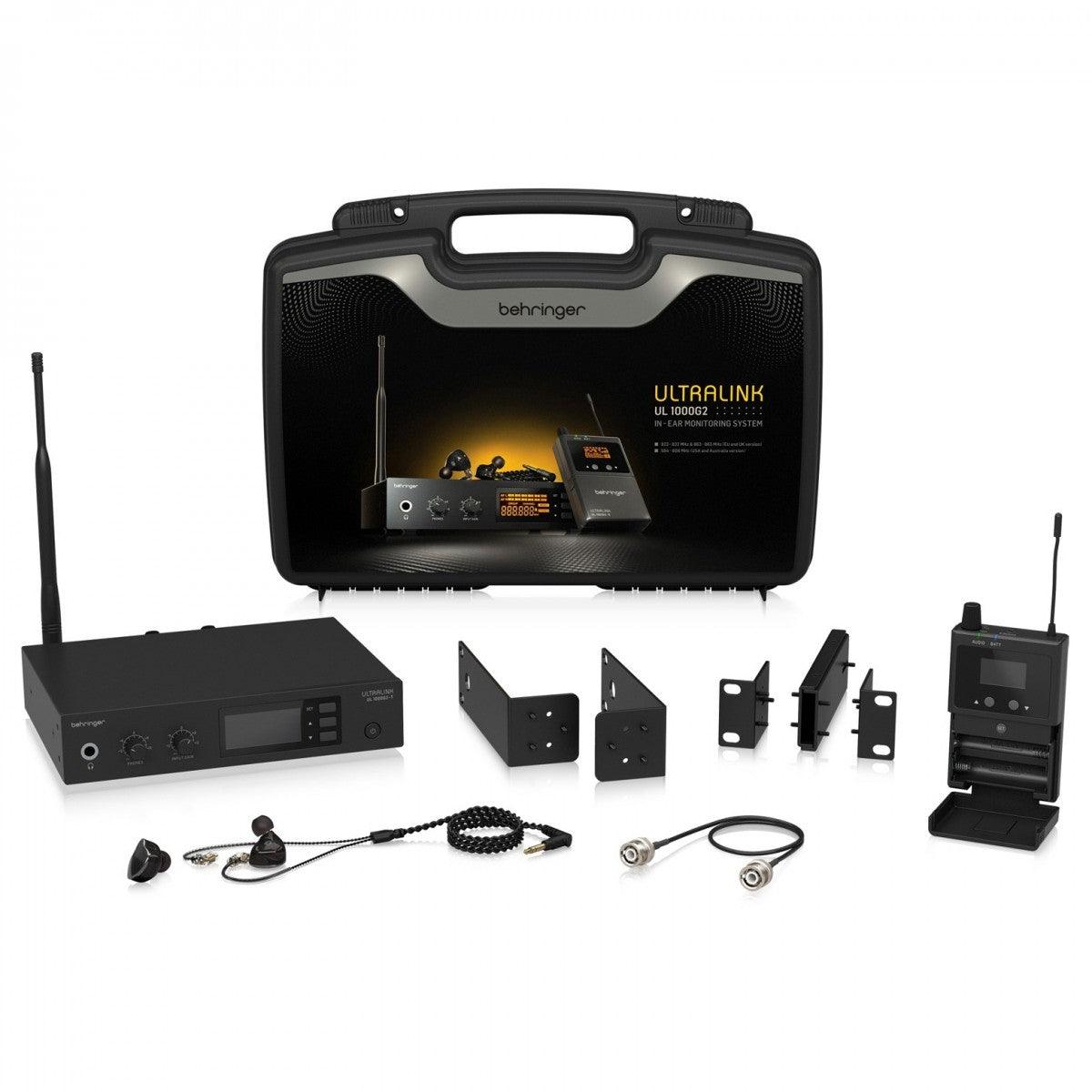 BEHRINGER UL1000G2 IN EAR MONITOR SYSTEM WIRELESS UHF STEREO A DOPPIA BANDA - TechSoundSystem.com