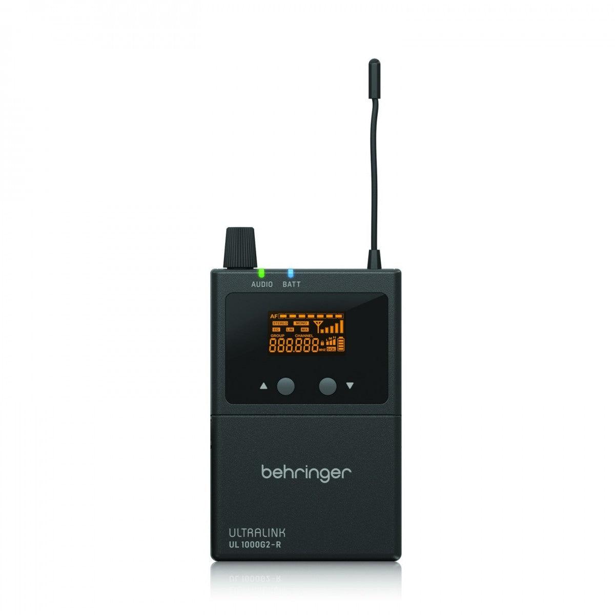 BEHRINGER UL1000G2-R RICEVITORE BODYPACK WIRELESS UHF PER SISTEMA IN EAR MONITOR UL 1000G2 - TechSoundSystem.com