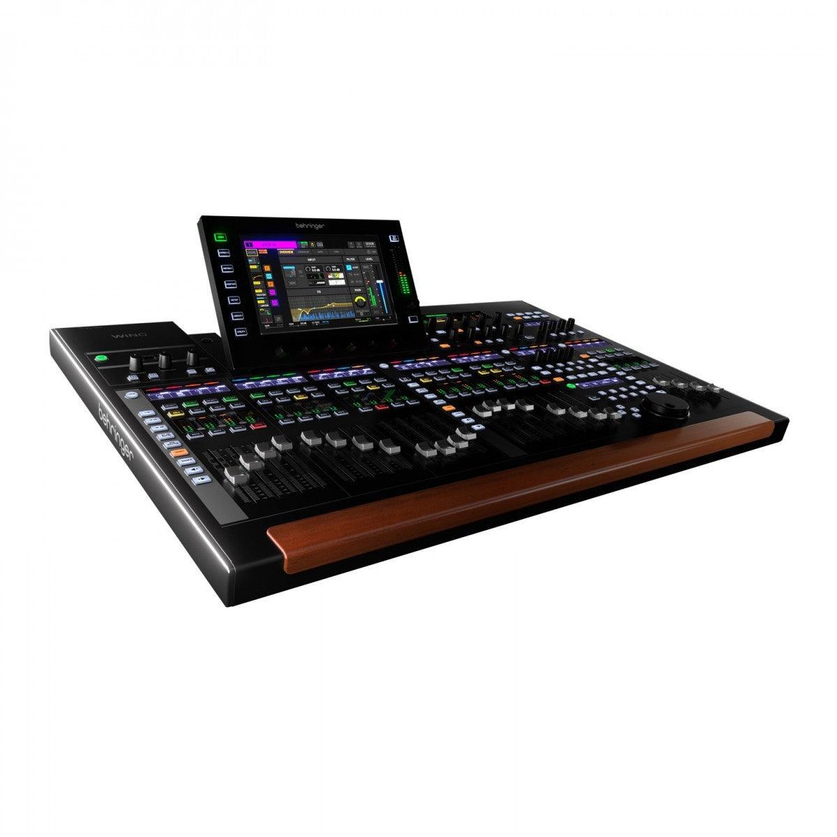 BEHRINGER WING BK MIXER DIGITALE 48 CANALI 8 PREAMPLIFICATORI MIDAS PRO 3 KLARK TEKNIK SUPERMAC AES50 28 BUS - TechSoundSystem.com