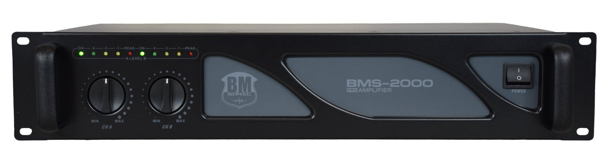 BM SONIC BMS2000 Amplificatore 2 x 1000W - TechSoundSystem.com