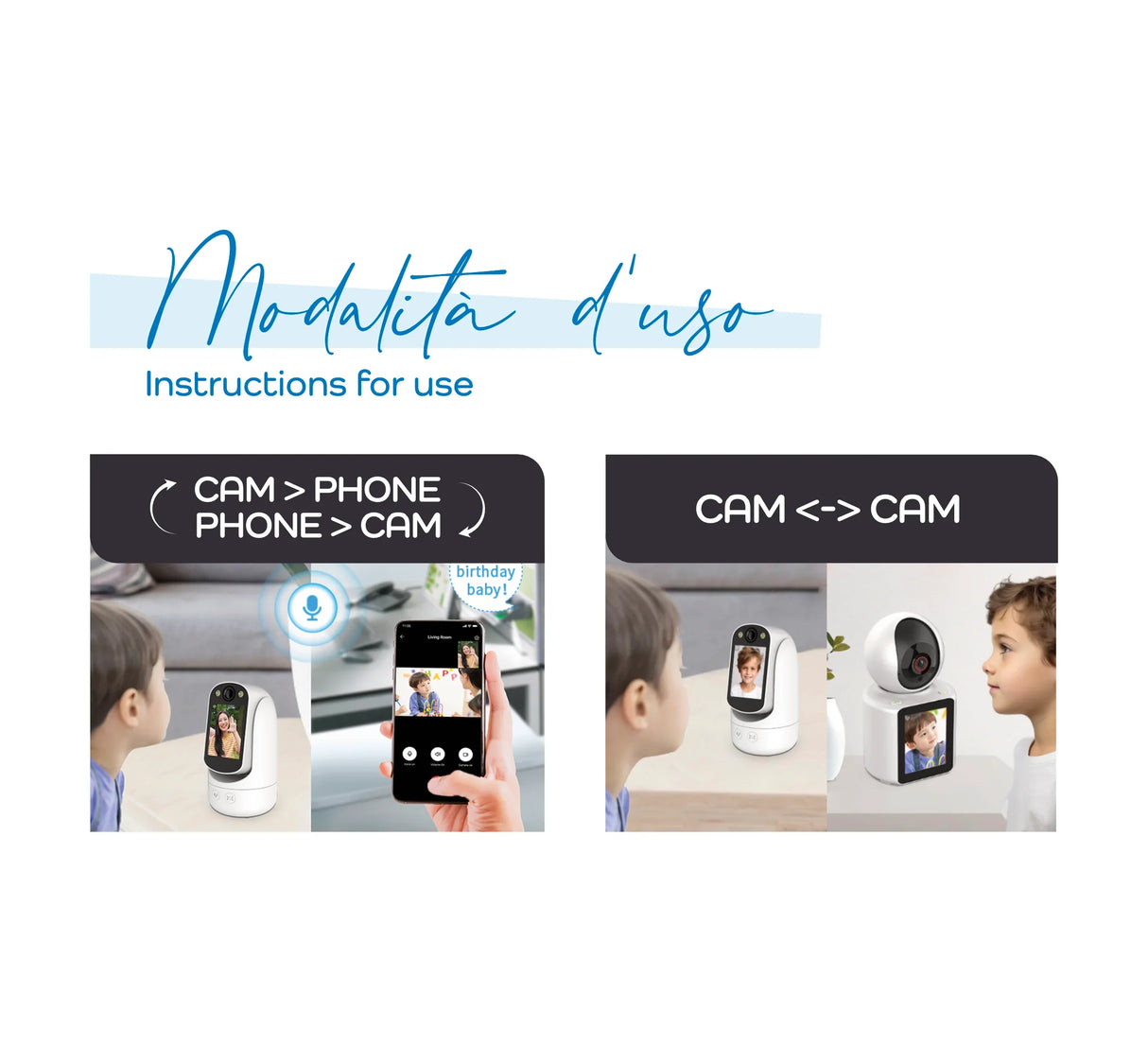 KARMA CAM 12 Videochiamata e sorveglianza motorizzata