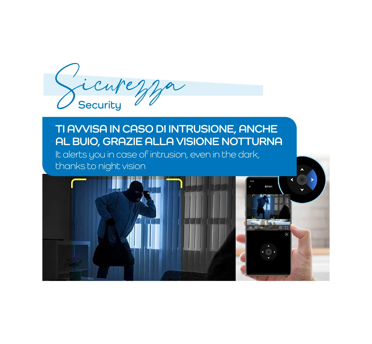 KARMA CAM 12 Videochiamata e sorveglianza motorizzata