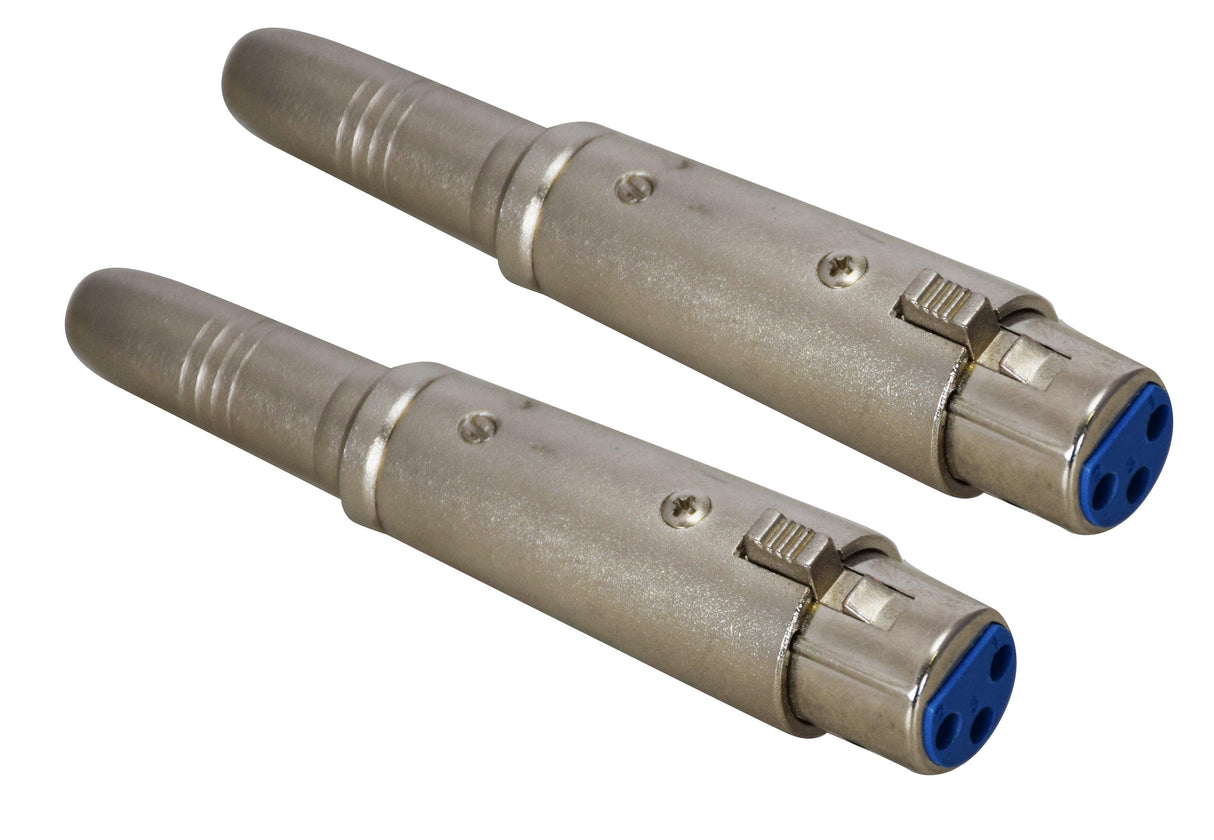 KARMA CA 8232 Coppia adattatori audio 2x XLR f/presa Jack 6,3mm mono - TechSoundSystem.com