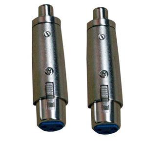 KARMA CA 8236 Coppia adattatori audio XLR f/ RCA f - TechSoundSystem.com