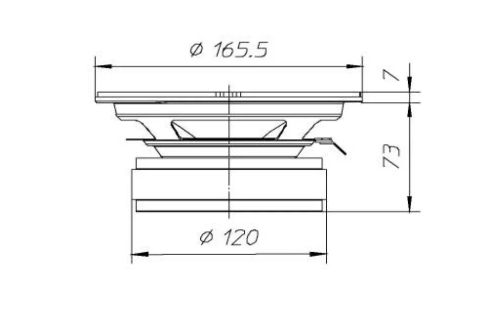 Ciare CME160 Woofer 6,5'' 165 mm, 260 W, 99,5 dB, 70-8000 Hz, 4 ohm