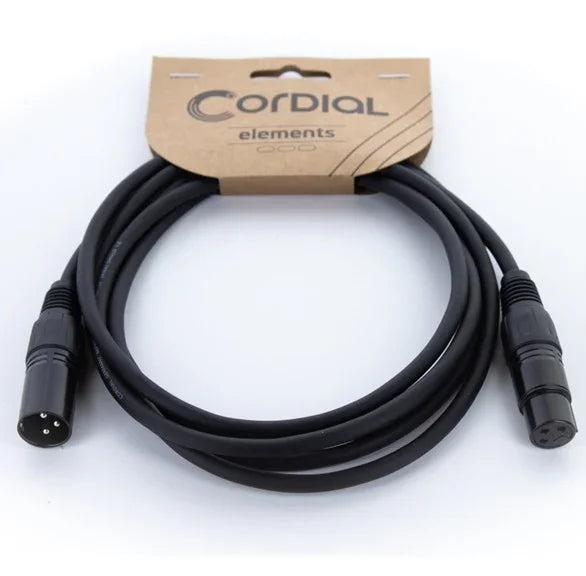 CORDIAL ELEMENTS EM 5 FM CAVO MICROFONICO XLR MASCHIO - XLR FEMMINA 5 METRI