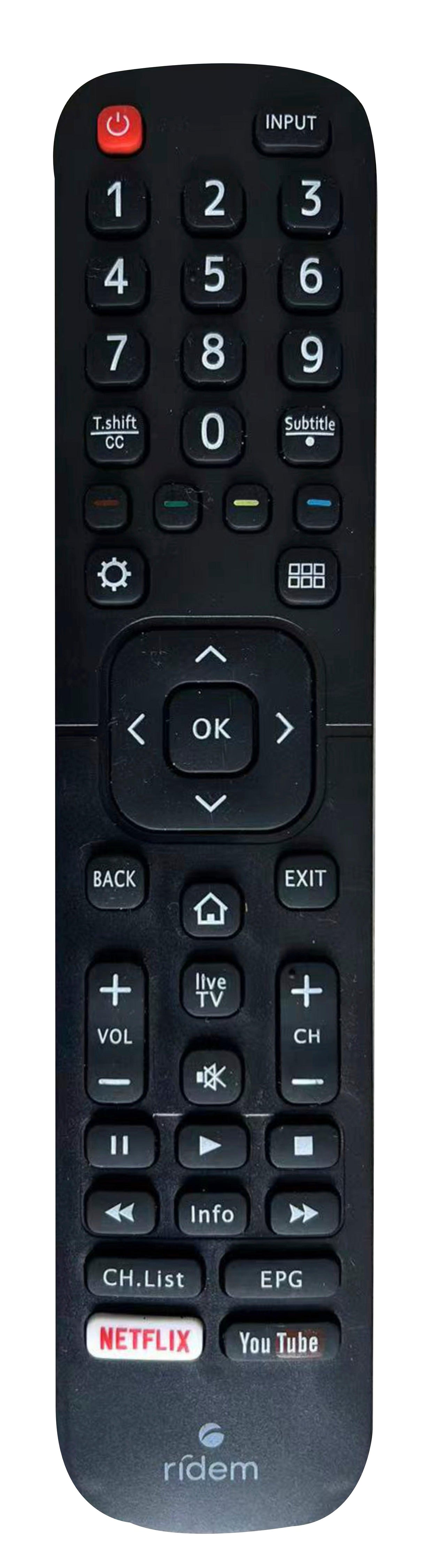 RIDEM CRC HS1 Telecomando sostitutivo Hisense - TechSoundSystem.com