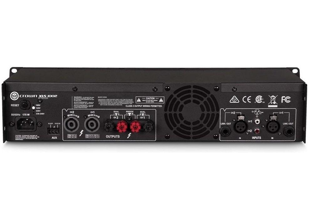 CROWN XLS1002 AMPLIFICATORE FINALE DI POTENZA 2400 WATT 4 OHM BRIDGE E 2 X 350 WATT 4 OHM STEREO - TechSoundSystem.com