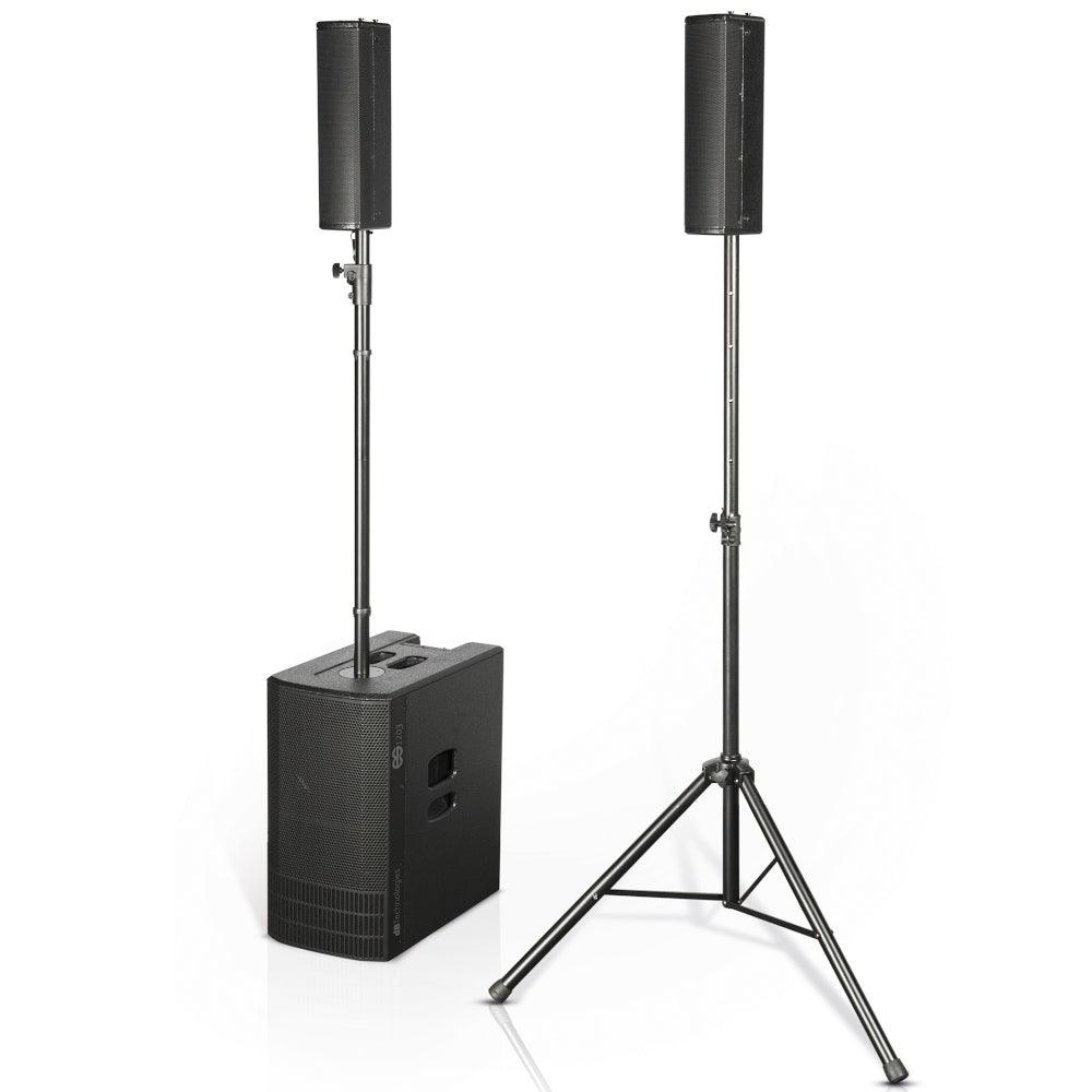 DB ES1203 SISTEMA AUDIO STEREO BLUETOOTH CON 2 SATELLITI + SUBWOOFER TRIAMPLIFICATO 2400W - TechSoundSystem.com