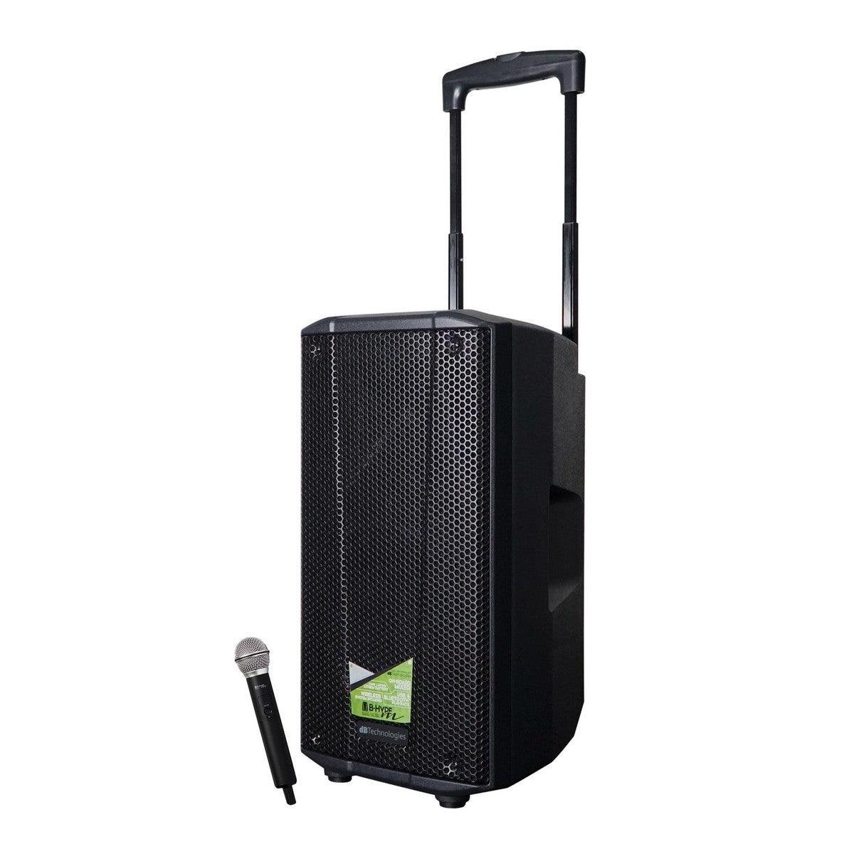 DB TECHNOLOGIES B-HYPE MOBILE HT DIFFUSORE ATTIVO 190W CON MICROFONO PLAMARE WIRELESS BLUETOOTH E TROLLEY - TechSoundSystem.com