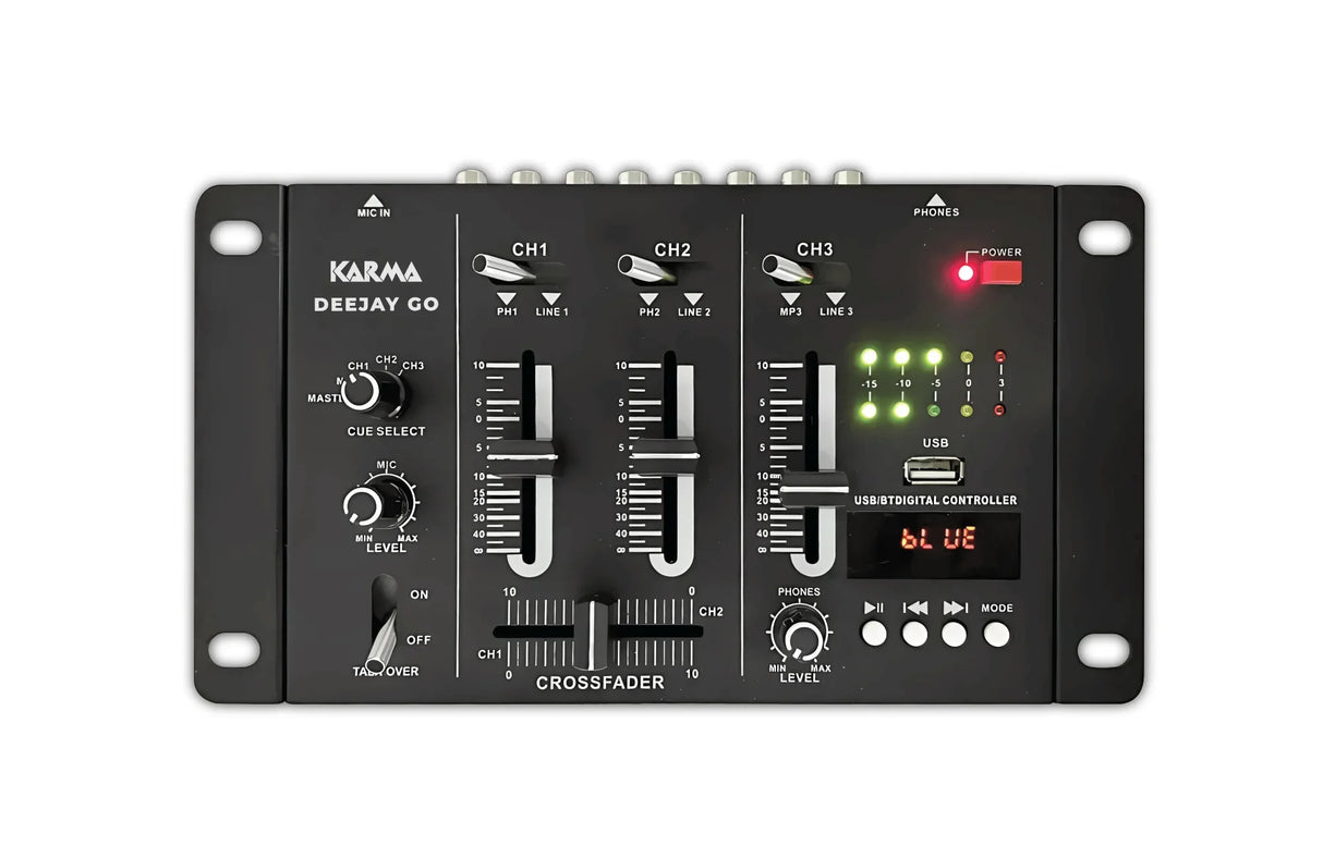 KARMA DEEJAY GO Mixer DJ a 3 canali