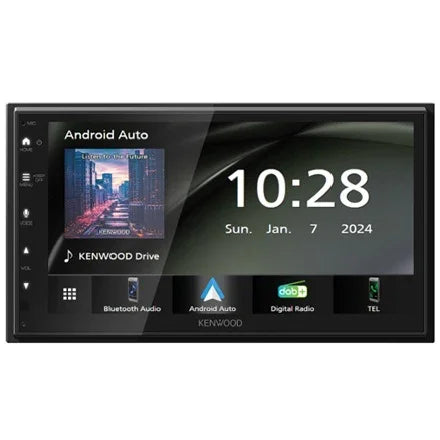 Kenwood DMX6523DABS Autoradio 2DIN Car PLay e Android Auto WIRELESS, WI-FI