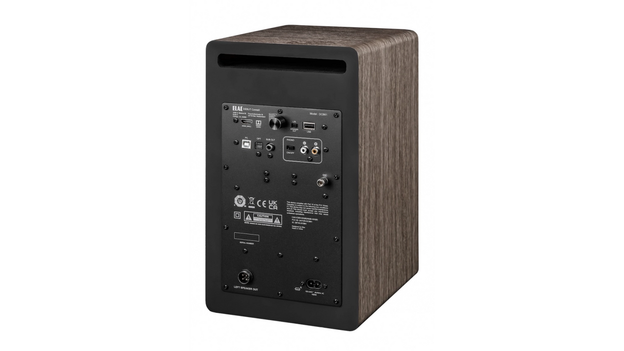 ELAC DCB61 coppia diffusori attivi da scaffale 2 vie bass reflex 6,5” 320W