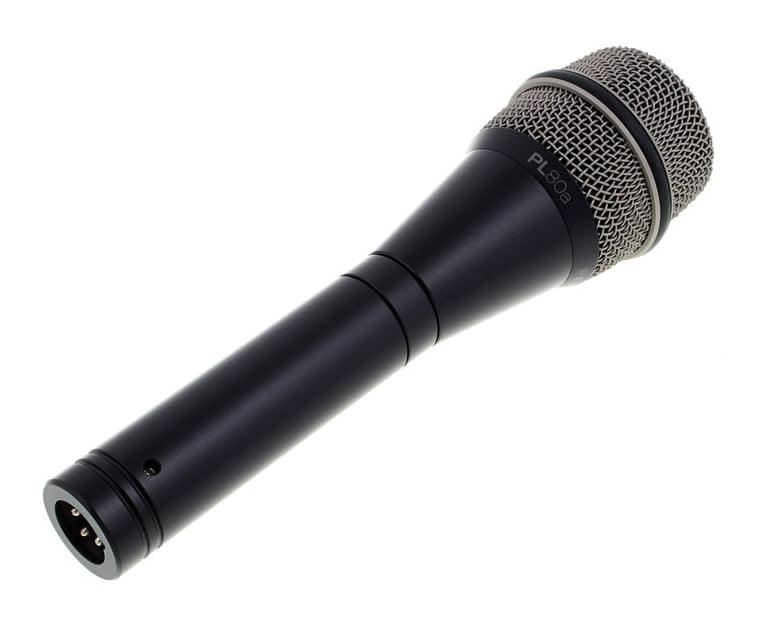 EV ELECTROVOICE PL 80A MICROFONO DINAMICO SUPERCARDIOIDE PER VOCE NERO - TechSoundSystem.com