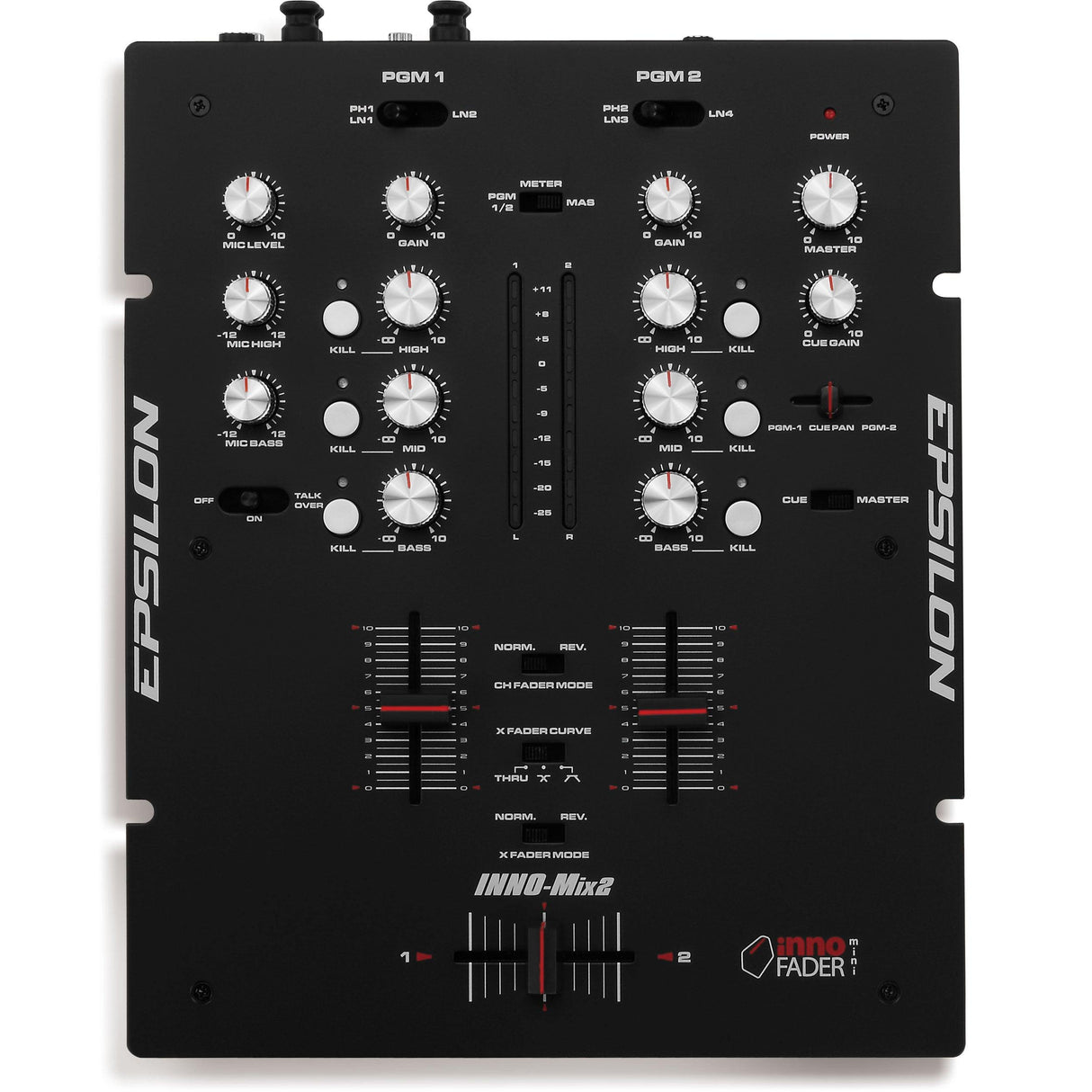 EPSILON INNO-MIX2 MIXER CON 2 CANALI FEADER INTEGRATO - TechSoundSystem.com