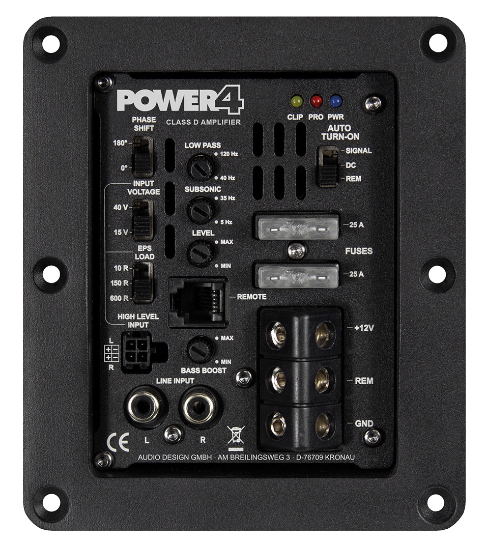 ESX POWER4 modulo attivo digitale in Classe D per subwoofer