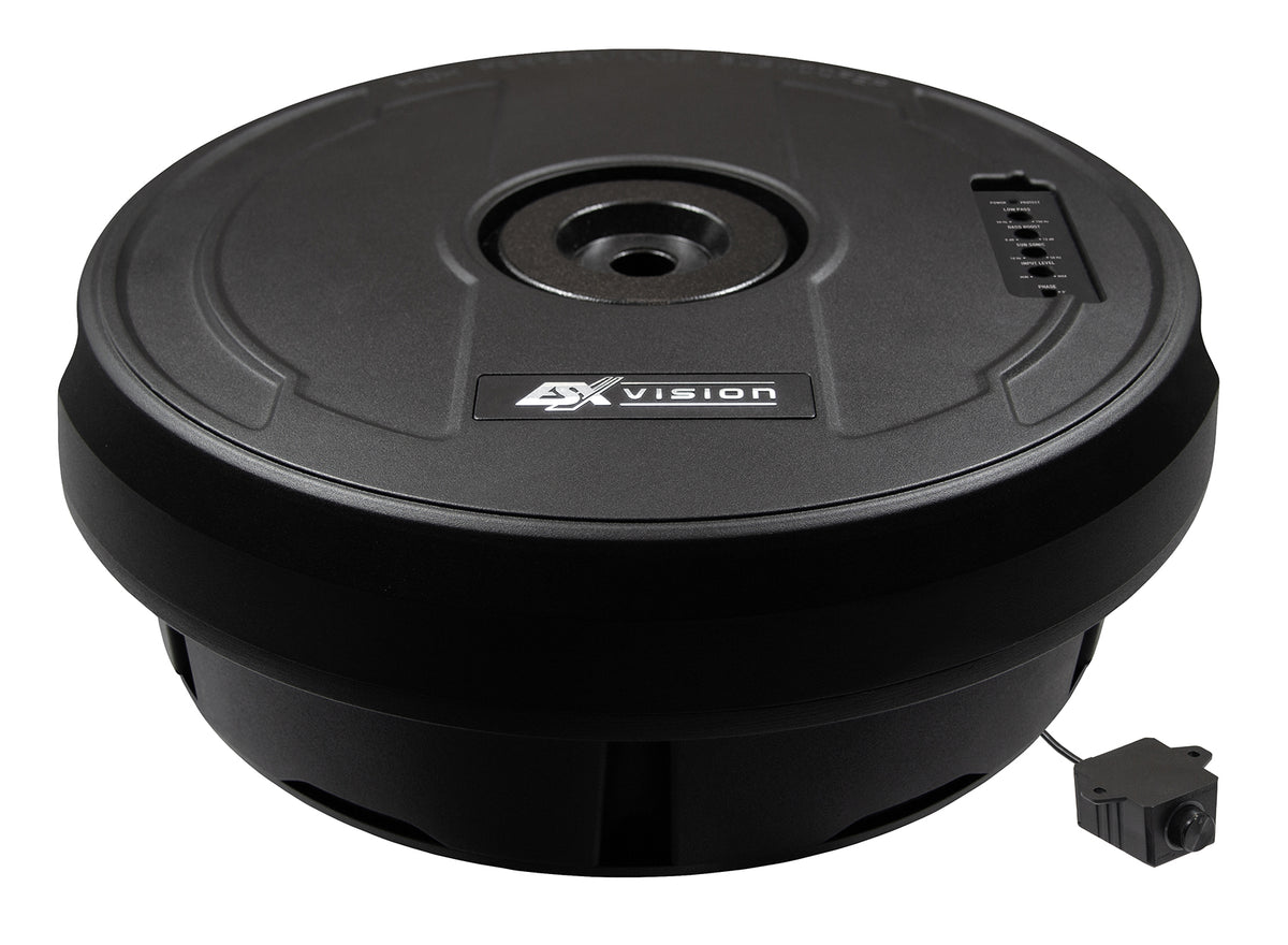 ESX V1100AV2 subwoofer attivo da incasso per vano ruota di scorta 280 mm 300W