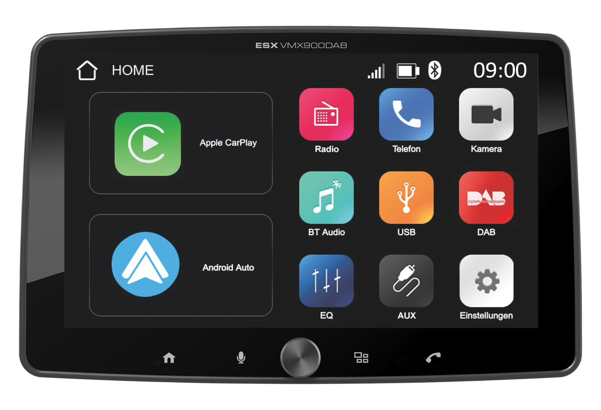 ESX VMX900DAB ricevitore multimediale 1 DIN da 9" con DAB+ Apple CarPlay e Android Auto