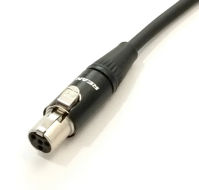 EXTREME CAVO ADATTATORE DA SHURE TQG MINI CANNON 4 POLI NEUTRIK REAN FEMMINA A AKG TQG MINI CANNON 3 POLI REAN MASCHIO