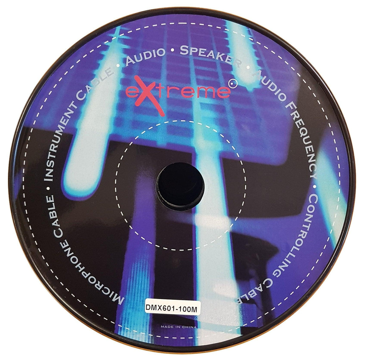 EXTREME DMX-601 CAVO DMX DA CABLARE 2x0.34 110OHM COLORE NERO PREZZO AL METRO - TechSoundSystem.com