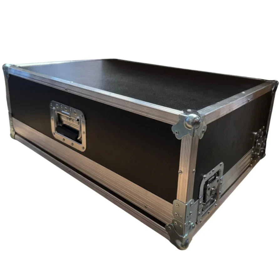EXTREME FLIGHT CASE PER BEHRINGER WING COMPACT 4 FARFALLE PER BLOCCAGGIO 3 MANIGLIE PER TRASPORTO INTERNO IN SCHIUMA