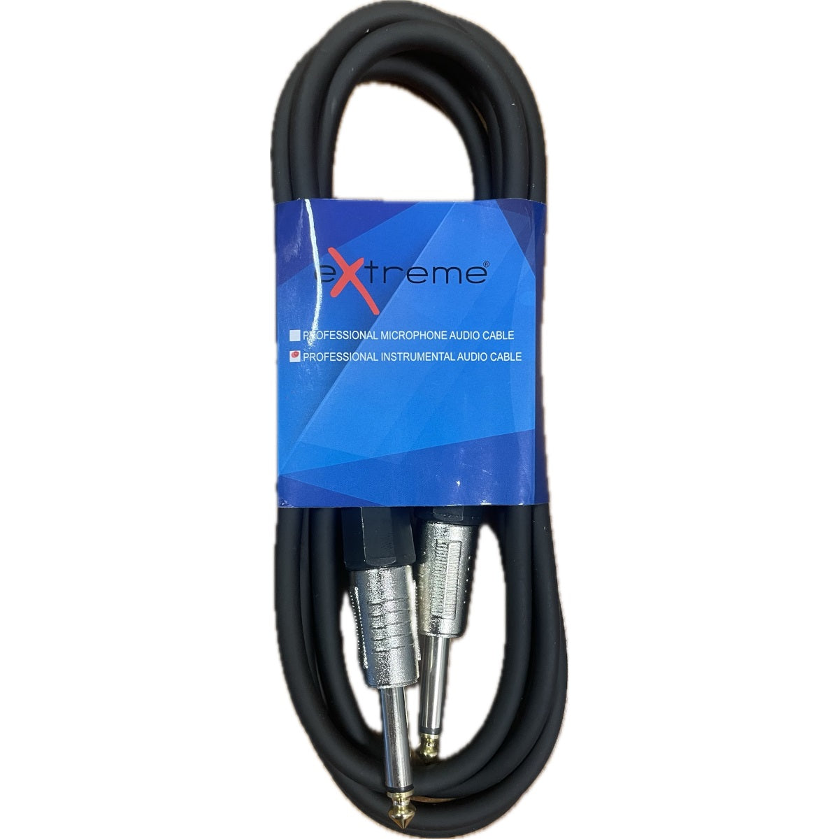 EXTREME JJ2 CAVO JACK MONO 1/4" 6.3mm - JACK MONO 1/4" 6.3 mm 2 MT CAVO AUDIO DI SEGNALE SCHERMATO - TechSoundSystem.com