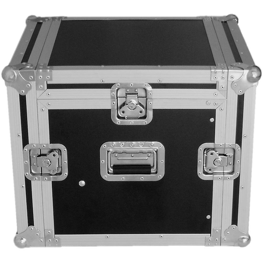 EXTREME YC8U9M FLIGHT CASE LEGNO 10MM COMBO UNITA RACK 8U MIXER 9U SCATTI 3 COPERCHI 6 CHIUSURE 2 MANIGLIE - TechSoundSystem.com