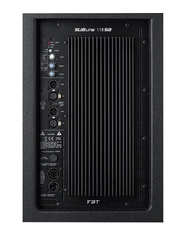 FBT SUBLINE 118SA SUBWOOFER ATTIVO 18" 2400 WATT
