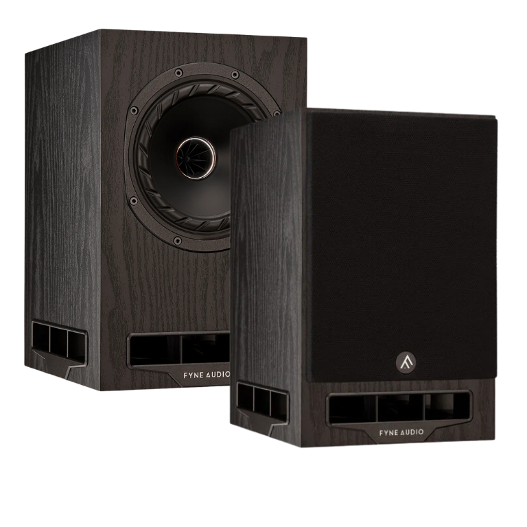 Fyne Audio F5E coppia diffusori hi-end da scaffale 2 vie bass-reflex BassTrax 125mm 8 Ohm 90W