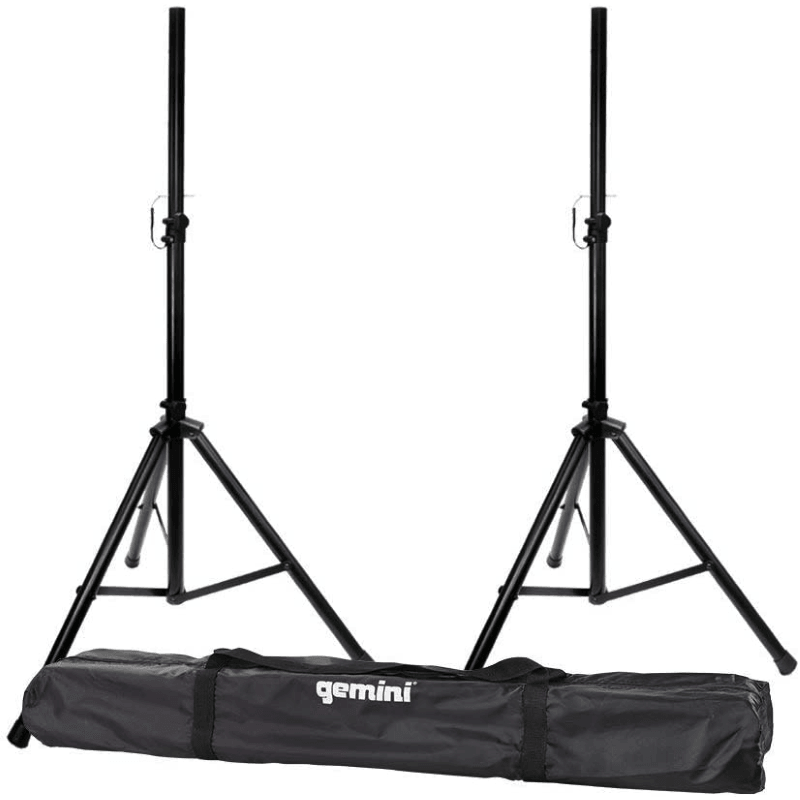 GEMINI ST-PACK COPPIA SUPPORTI PER CASSE ALTEZZA REGOLABILE CON BORSA - TechSoundSystem.com
