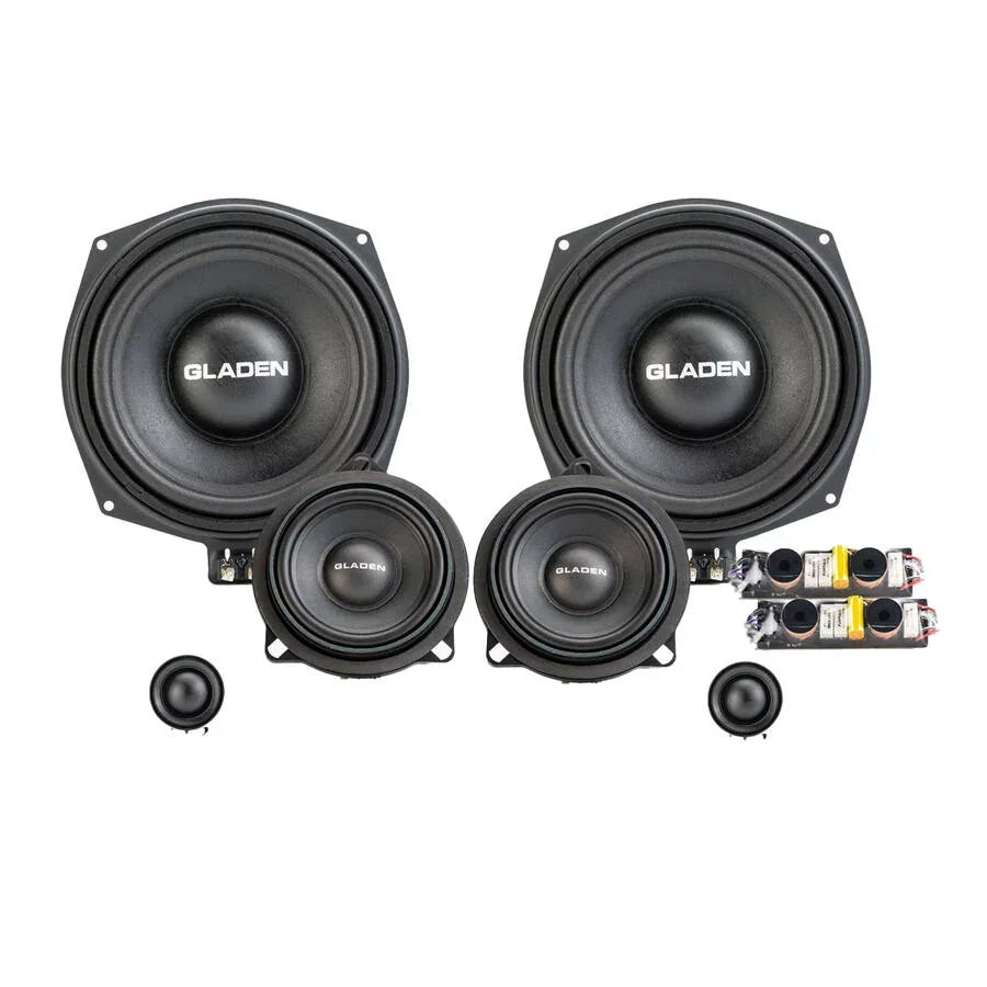 GLADEN ONE 201 BMW ALPHA kit altoparlanti 3 vie per BMW serie 1,3 e 5 series