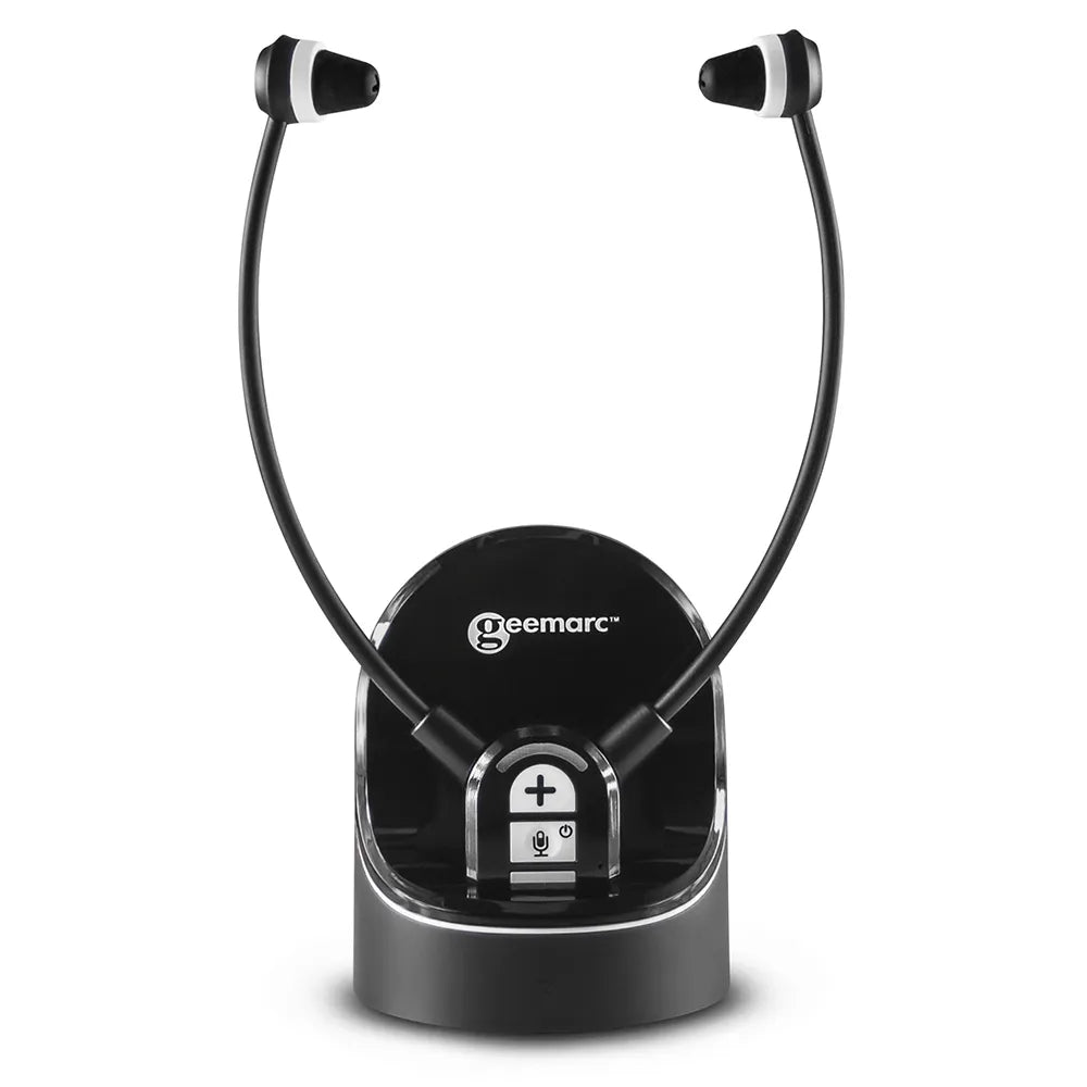 Geemarc CL7370 OPTI auricolari stetoscopici wireless per ascolto TV amplificato