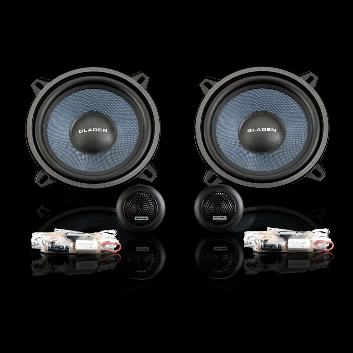 Gladen ALPHA 130-G2 Kit di altoparlanti mid-woofer a 2 vie 130mm 3 Ohm 95W
