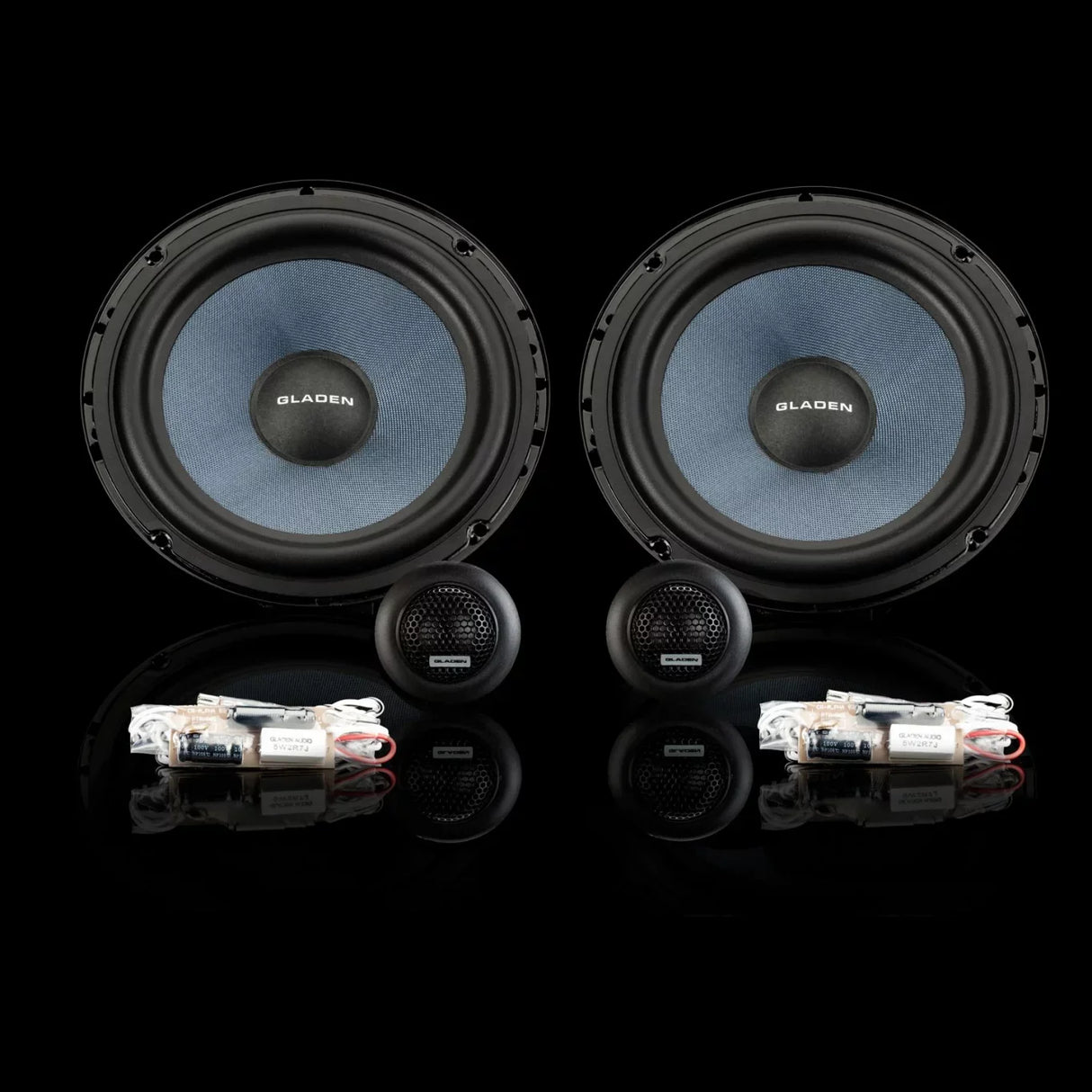 Gladen ALPHA 165-G2 Kit di altoparlanti mid-woofer a 2 vie 165mm 3 Ohm 110W