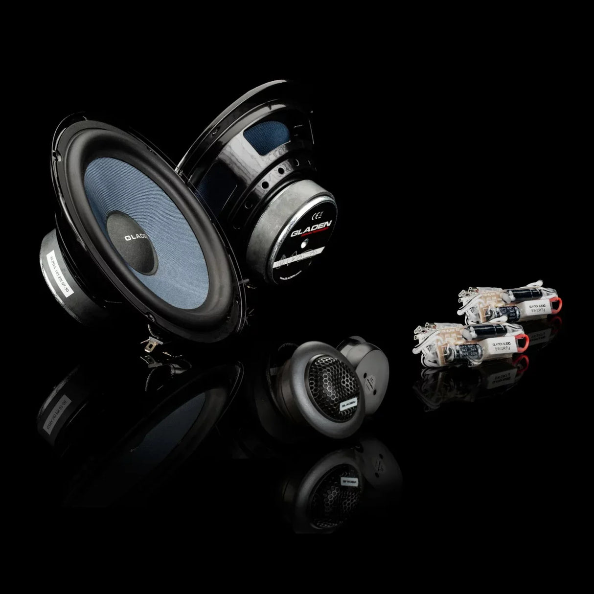 Gladen ALPHA 165-G2 Kit di altoparlanti mid-woofer a 2 vie 165mm 3 Ohm 110W