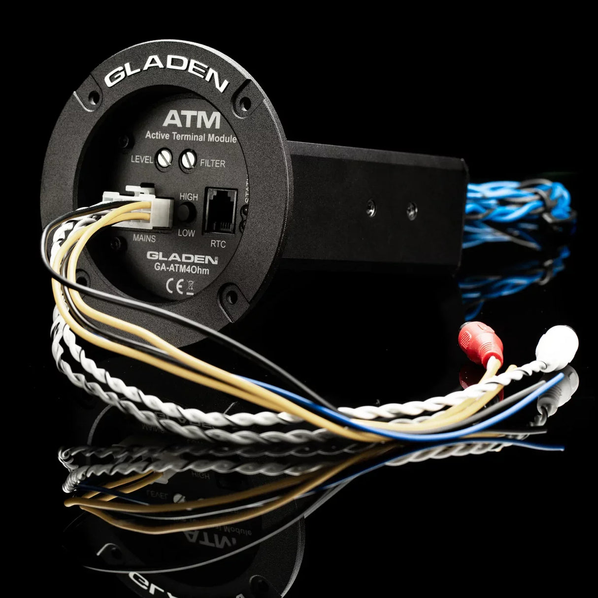 Gladen ATM 4 Ohm modulo attivo per subwoofer in cassa chiusa 1 x 200 Watts RMS