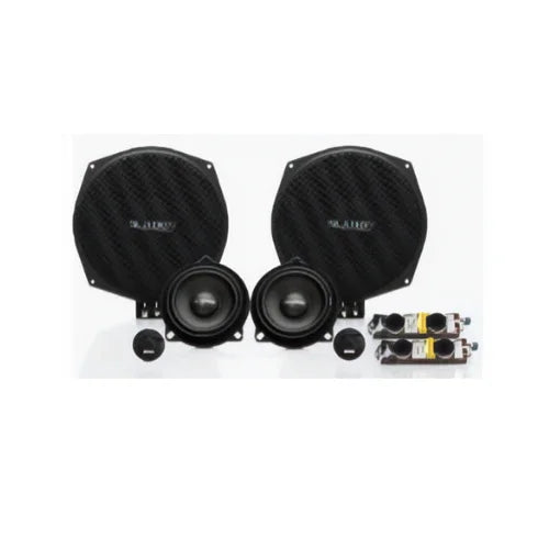 Gladen GENERIC-BMW Kit a 3 vie semi attivo per BMW standard con subwoofer sotto sedile