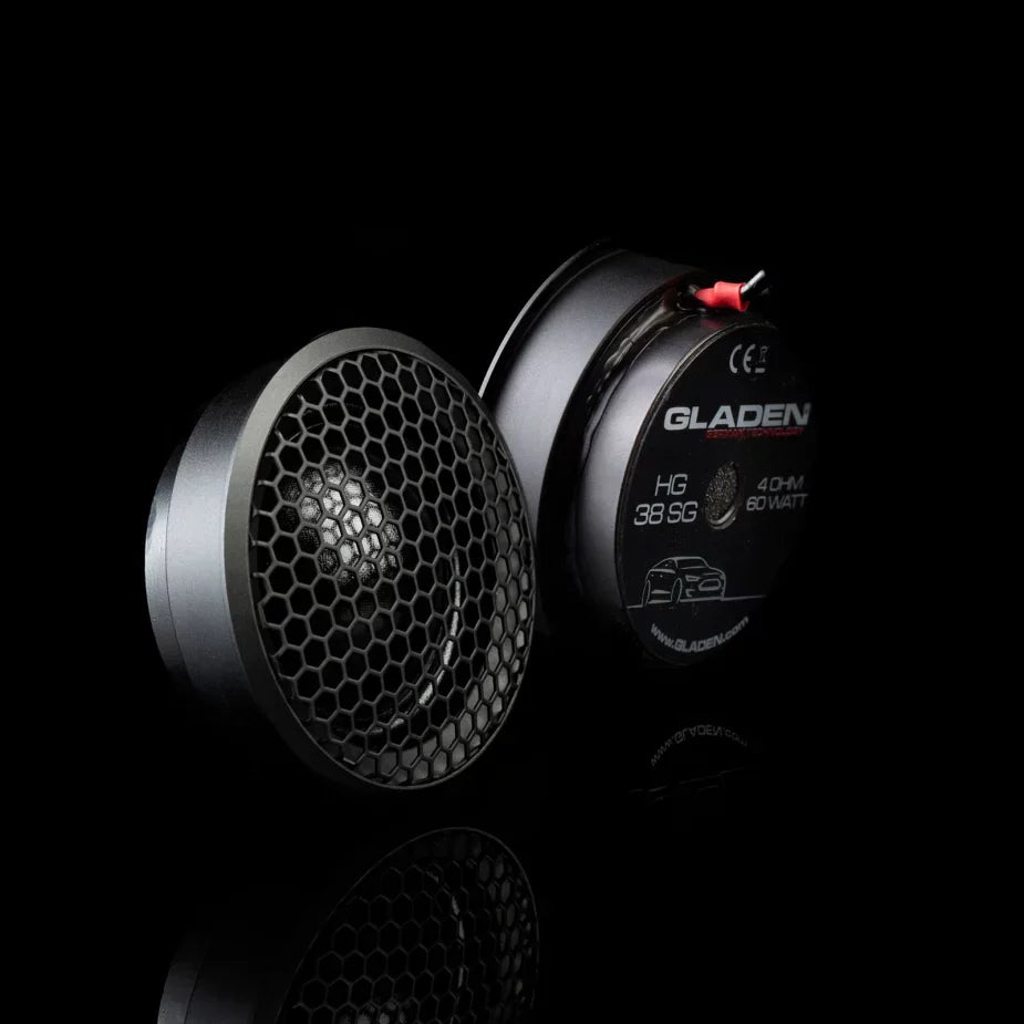 Gladen GL-38SG-NG coppia di tweeter da 38mm 4 Ohm 60W