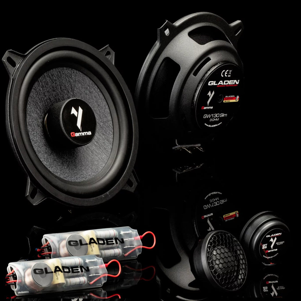 Gladen Gamma 130.2 Slim kit due vie da 130mm e 130W