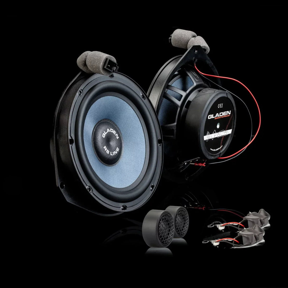 Gladen ONE 165 Ducato OEM kit audio a 2 vie per Ducato III, Jumper II, Boxer II 165mm 3 Ohm 150W