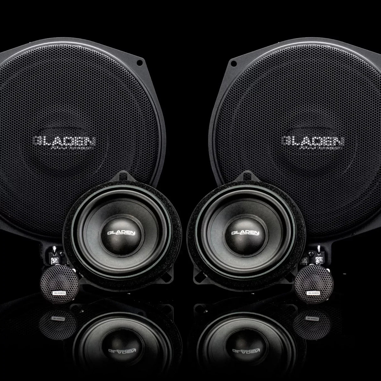 Gladen ONE 202 BMW Kit audio a 3 vie semi attivo per BMW 200mm 3 Ohm 150W